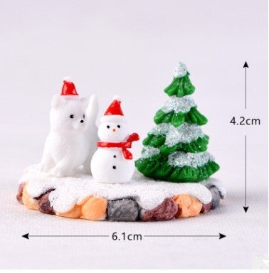 Set Eco Bottle Accessories Succulent Mini Cute Animal Three-piece Ornament