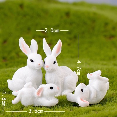 Set Eco Bottle Accessories Succulent Mini Cute Animal Three-piece Ornament