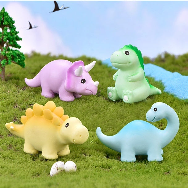 Set Eco Bottle Accessories Succulent Mini Cute Animal Three-piece Ornament