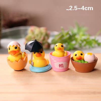 Set Eco Bottle Accessories Succulent Mini Cute Animal Three-piece Ornament