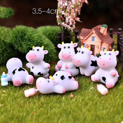 Set Eco Bottle Accessories Succulent Mini Cute Animal Three-piece Ornament