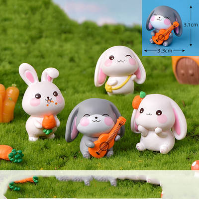 Set Eco Bottle Accessories Succulent Mini Cute Animal Three-piece Ornament