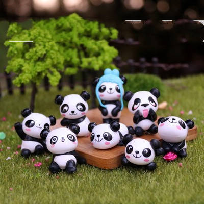 Set Eco Bottle Accessories Succulent Mini Cute Animal Three-piece Ornament