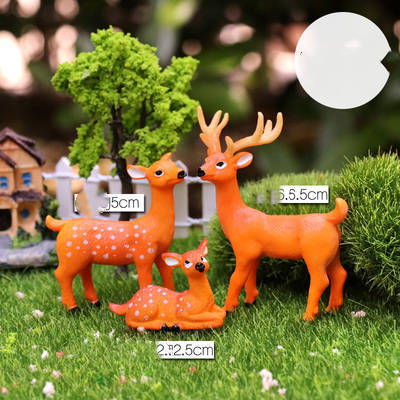 Set Eco Bottle Accessories Succulent Mini Cute Animal Three-piece Ornament