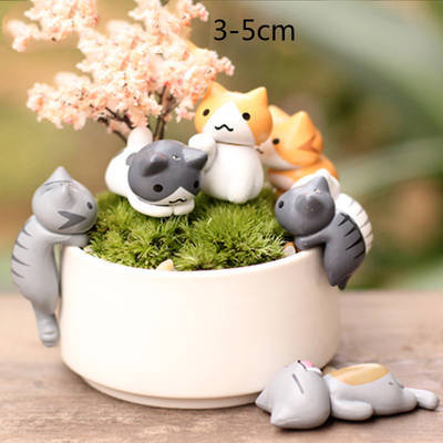 Set Eco Bottle Accessories Succulent Mini Cute Animal Three-piece Ornament