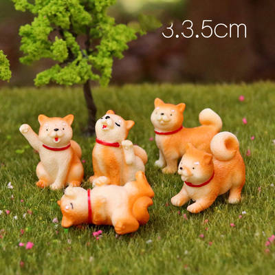 Set Eco Bottle Accessories Succulent Mini Cute Animal Three-piece Ornament