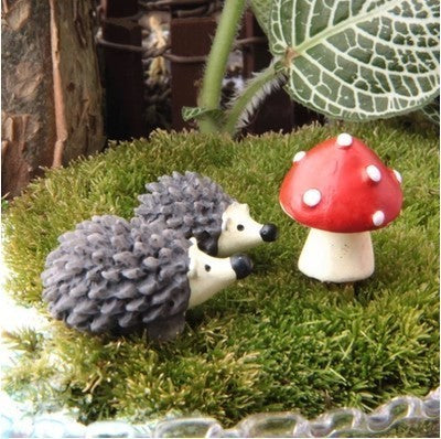 Set Eco Bottle Accessories Succulent Mini Cute Animal Three-piece Ornament